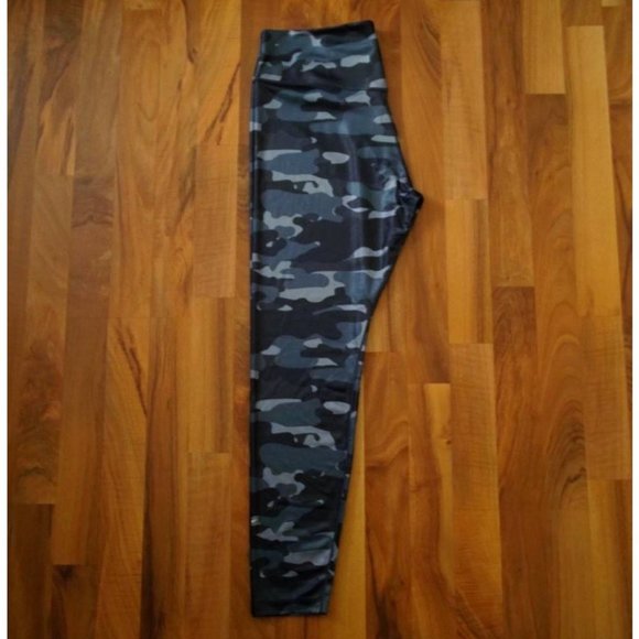 Women’s Nike One® Mid Rise Thunder Blue Camouflage Leggings Size XLarge - Picture 1 of 16